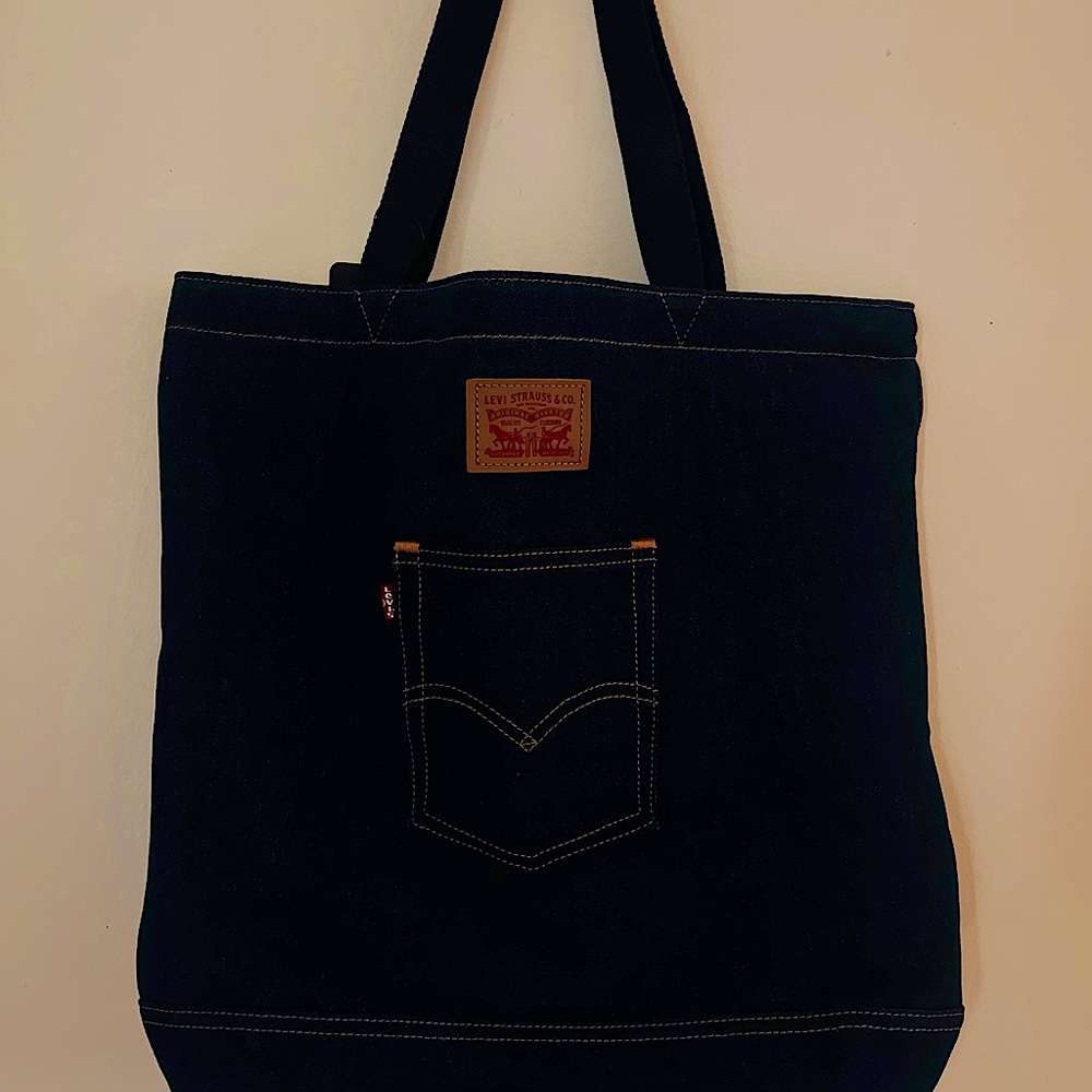 LEVI DARK DENIM TOTE BAG
